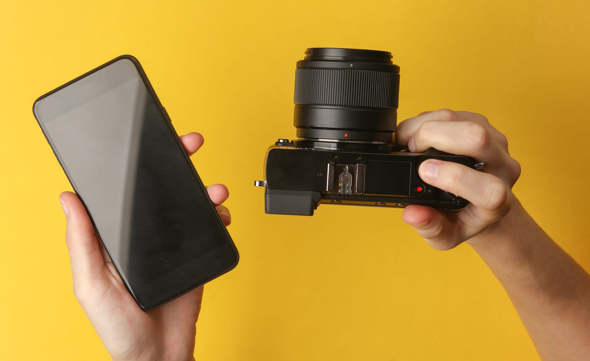 Start your creative dream with a phone camera vs professional gear | Beginner tips