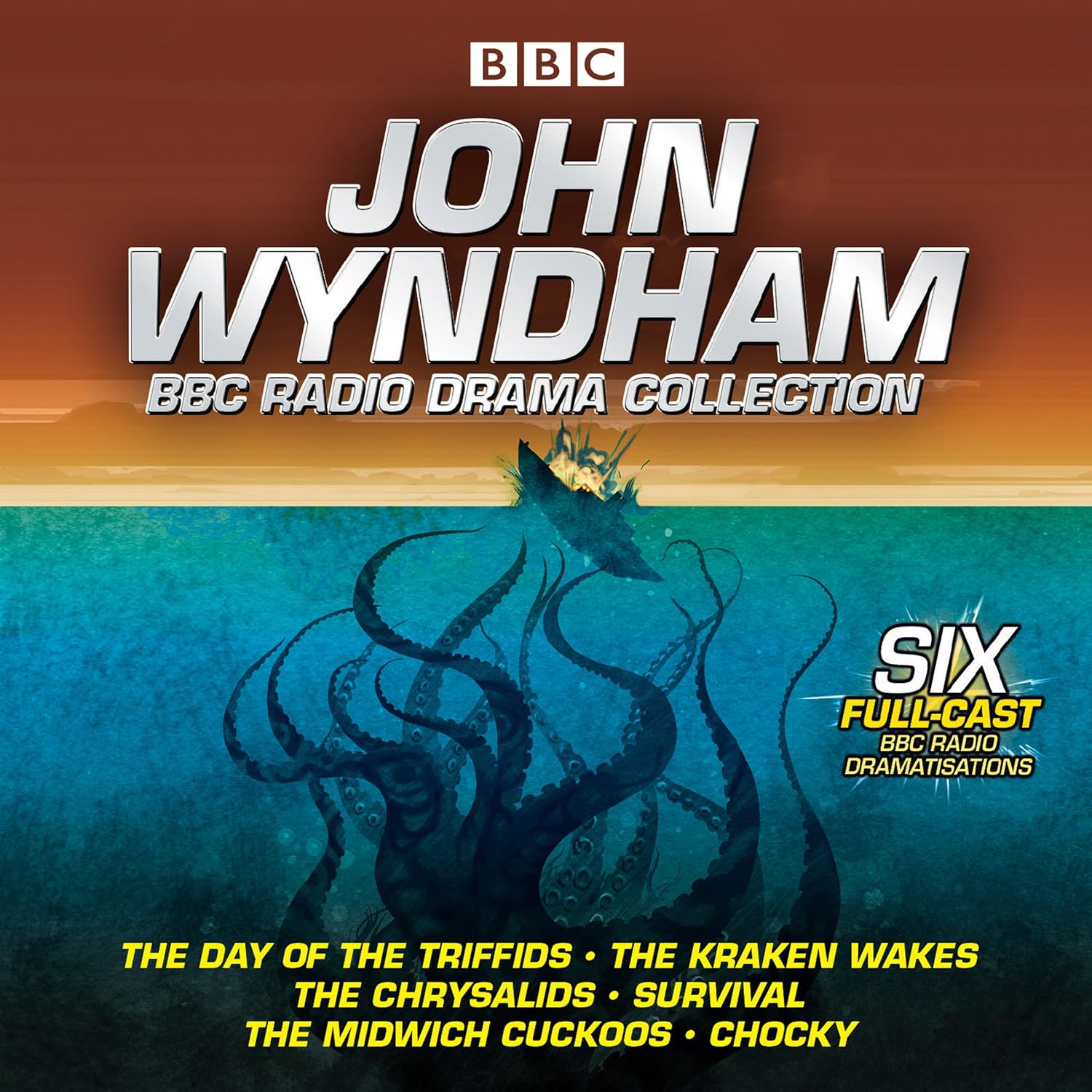 BBC Radio Drama Collection of John Wyndham stories including The Day of the Triffids and The Kraken Wakes