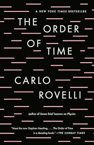 Cover of The Order of Time by Carlo Rovelli.